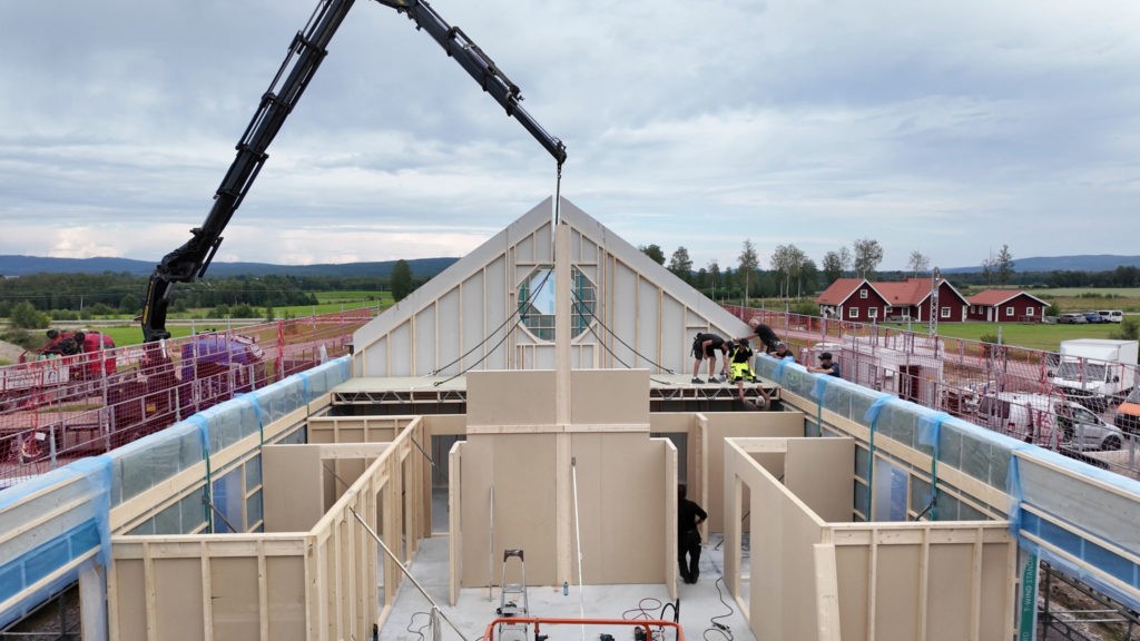The Hangar under construction